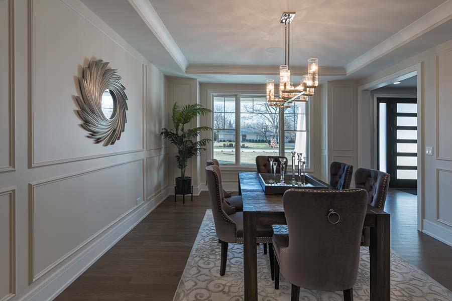 Dining Room, New Costruction Custom Home in Glenview