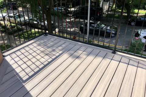 Master Bathroom Deck