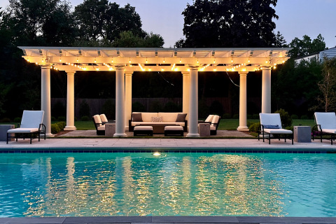 Pergola Sitting Area
