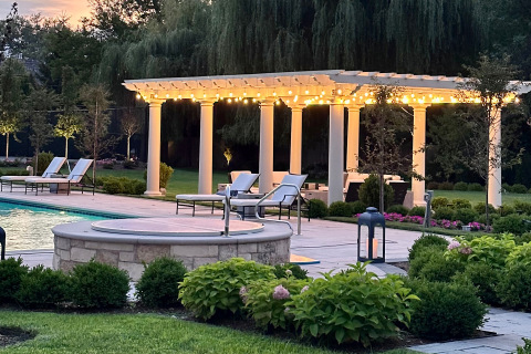 Pergola and Hot Tub