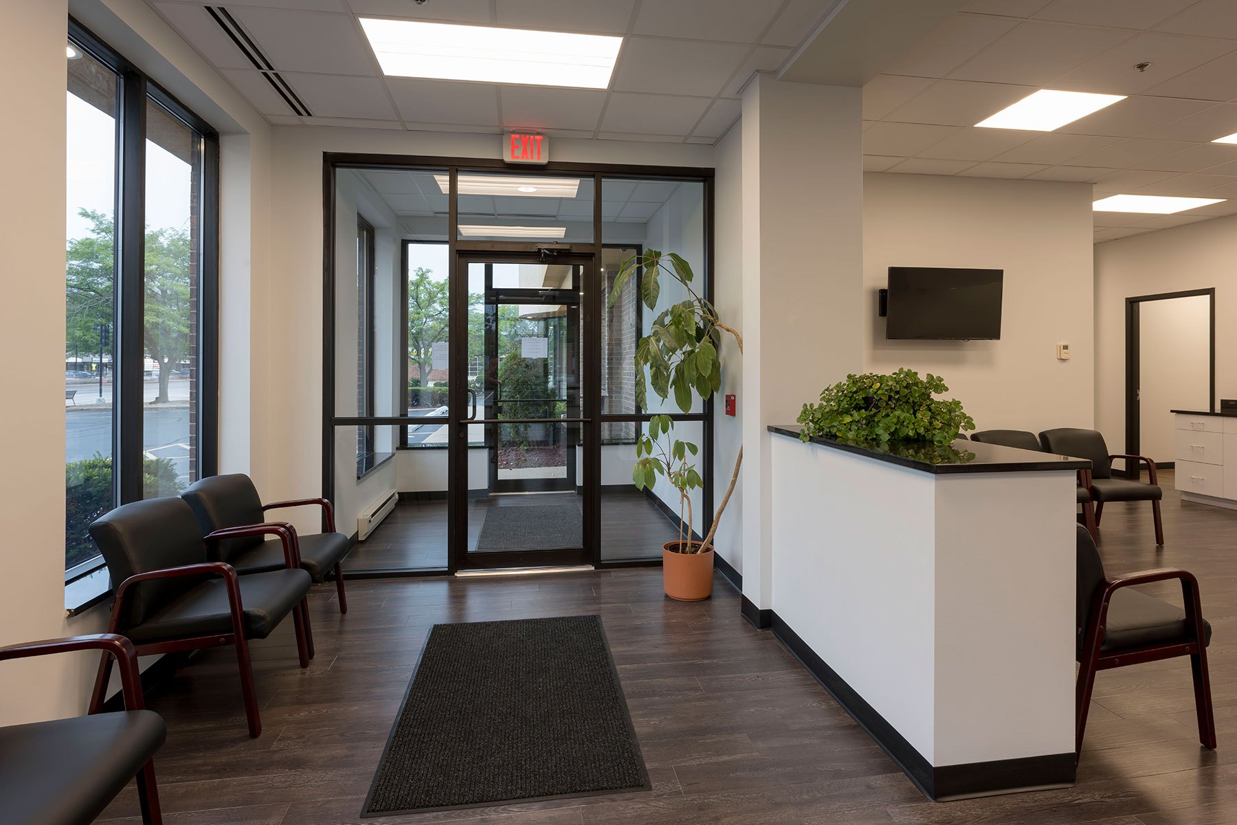 entry door - Advanced Skin & MOHS Surgery Clinics, Morton Grove Custom Home. America's Custom Home Builders: New Construction, Remodeling, Restoration Services. Residential and Commercial.
