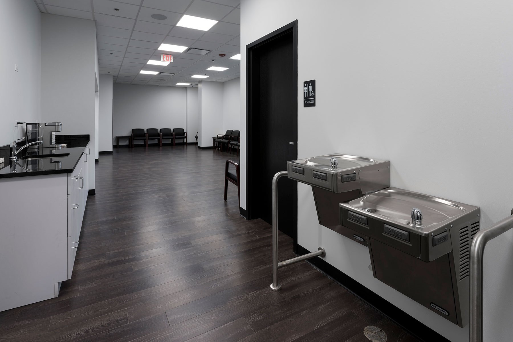 public area - Advanced Skin & MOHS Surgery Clinics, Morton Grove Custom Home. America's Custom Home Builders: New Construction, Remodeling, Restoration Services. Residential and Commercial.