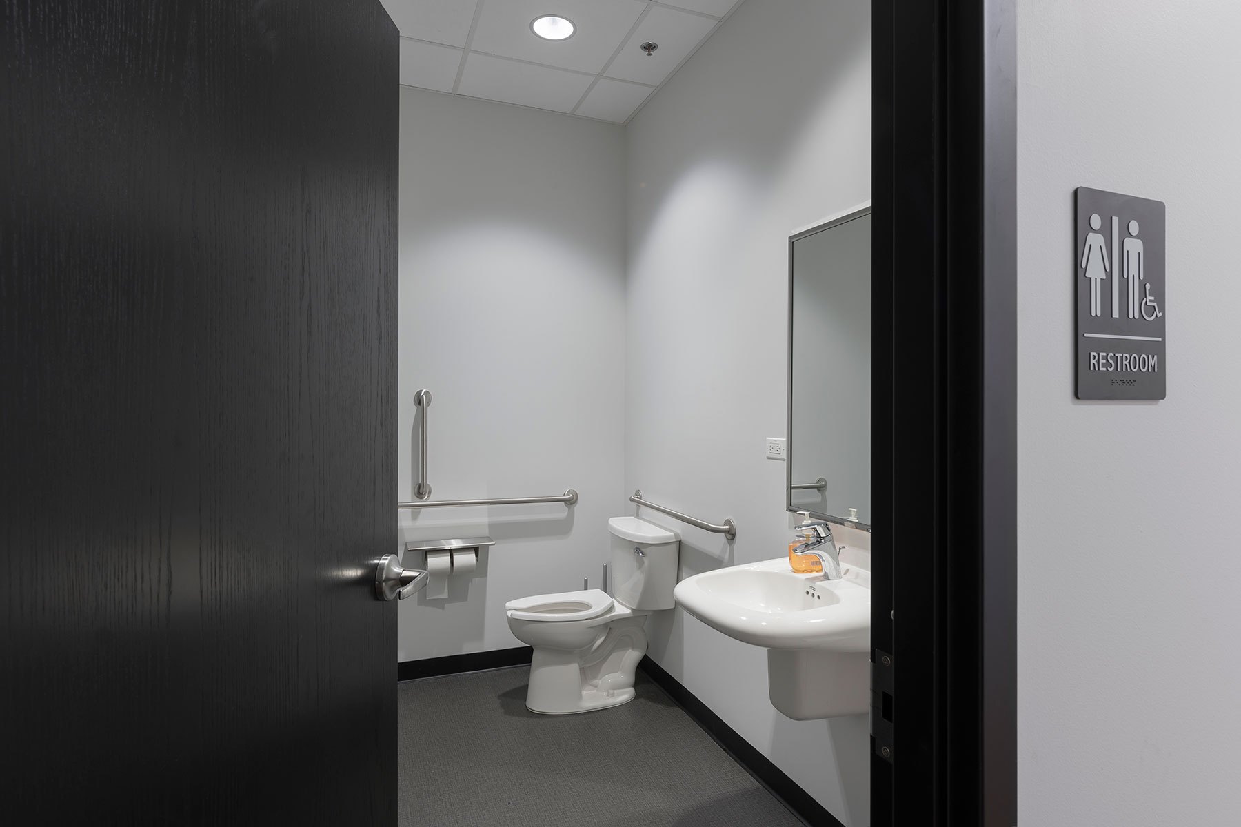 restroom - Advanced Skin & MOHS Surgery Clinics, Morton Grove Custom Home. America's Custom Home Builders: New Construction, Remodeling, Restoration Services. Residential and Commercial.