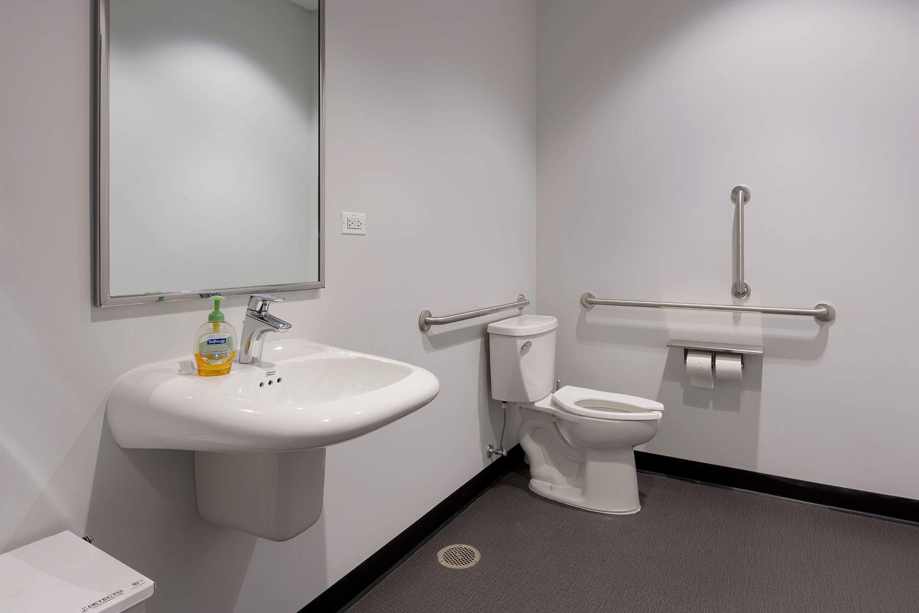 restroom - Advanced Skin & MOHS Surgery Clinics, Morton Grove Custom Home. America's Custom Home Builders: New Construction, Remodeling, Restoration Services. Residential and Commercial.