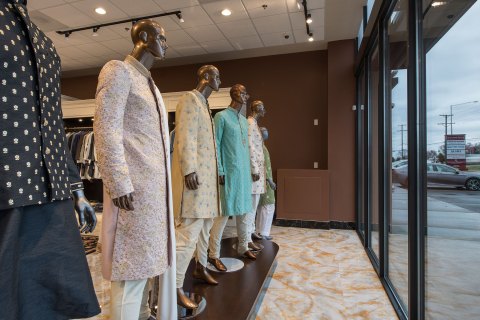 Mens Mannequins by the Window