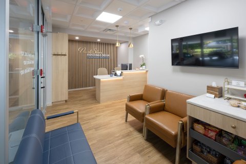 Waiting Area Reception Desk