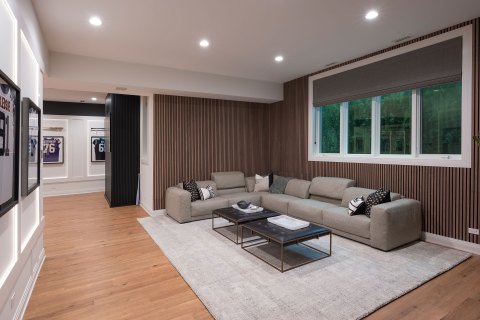 basement tv room