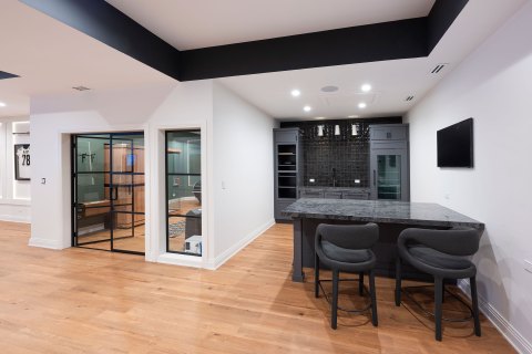 basement kitchenette