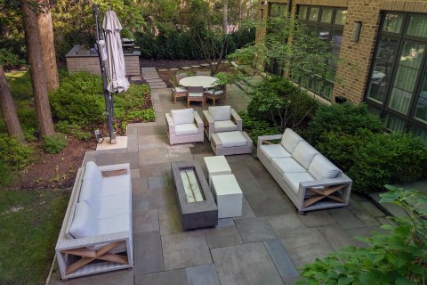 outdoor patio south view