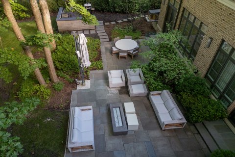 backyard overhead view