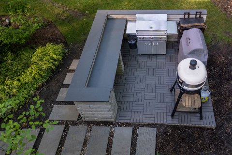 Outdoor Kitchen Aerial