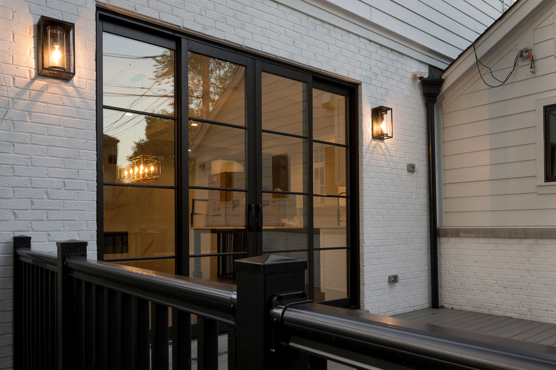 Patio Door - N. Francisco Ave., Chicago, IL Custom Home. America's Custom Home Builders: New Construction, Remodeling, Restoration Services. Residential and Commercial.