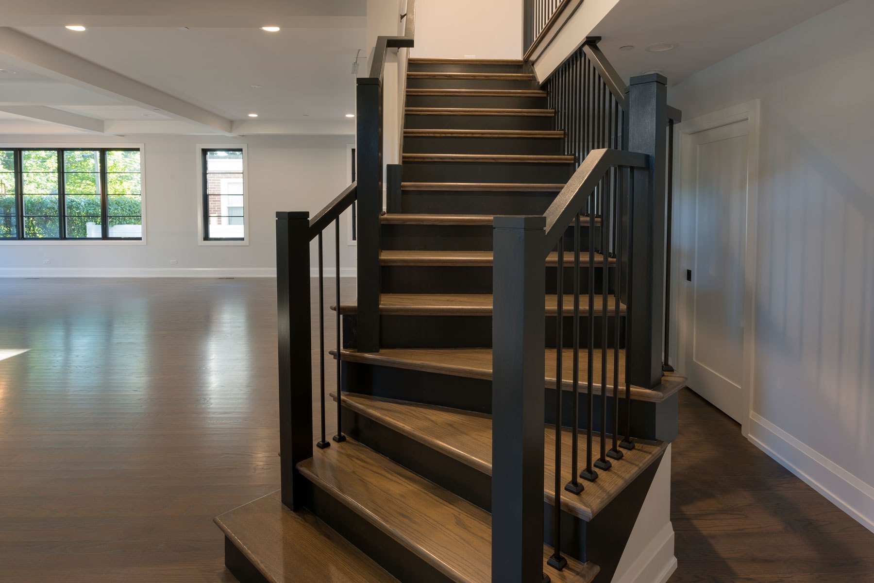 Staircase - N. Francisco Ave., Chicago, IL Custom Home. America's Custom Home Builders: New Construction, Remodeling, Restoration Services. Residential and Commercial.