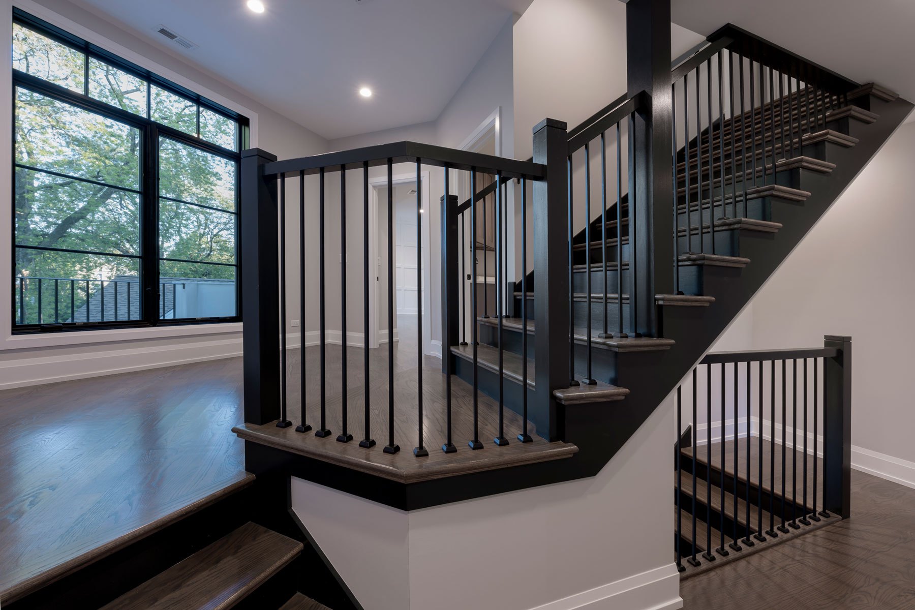 Stairs - N. Francisco Ave., Chicago, IL Custom Home. America's Custom Home Builders: New Construction, Remodeling, Restoration Services. Residential and Commercial.