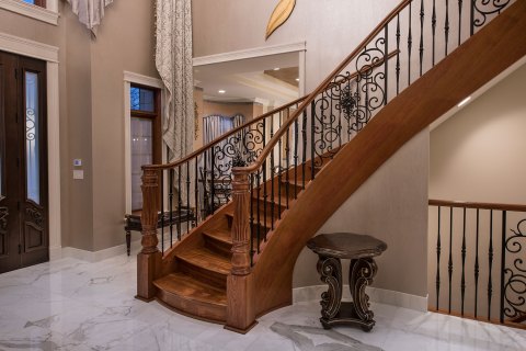 Foyer, Left Stairs