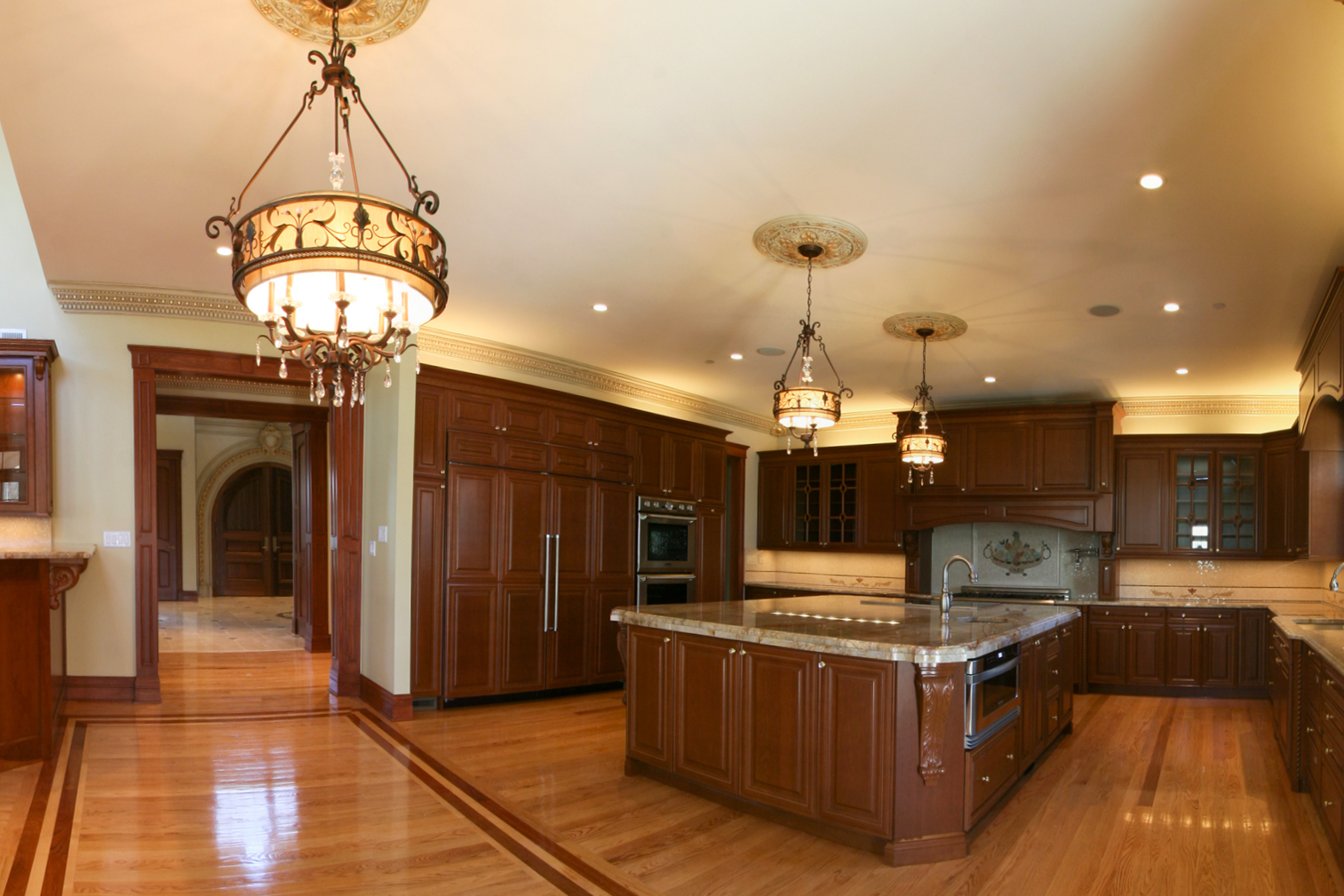 Kitchen - Navajo Ave., Lincolnwood, IL Custom Home. America's Custom Home Builders: New Construction, Remodeling, Restoration Services. Residential and Commercial.
