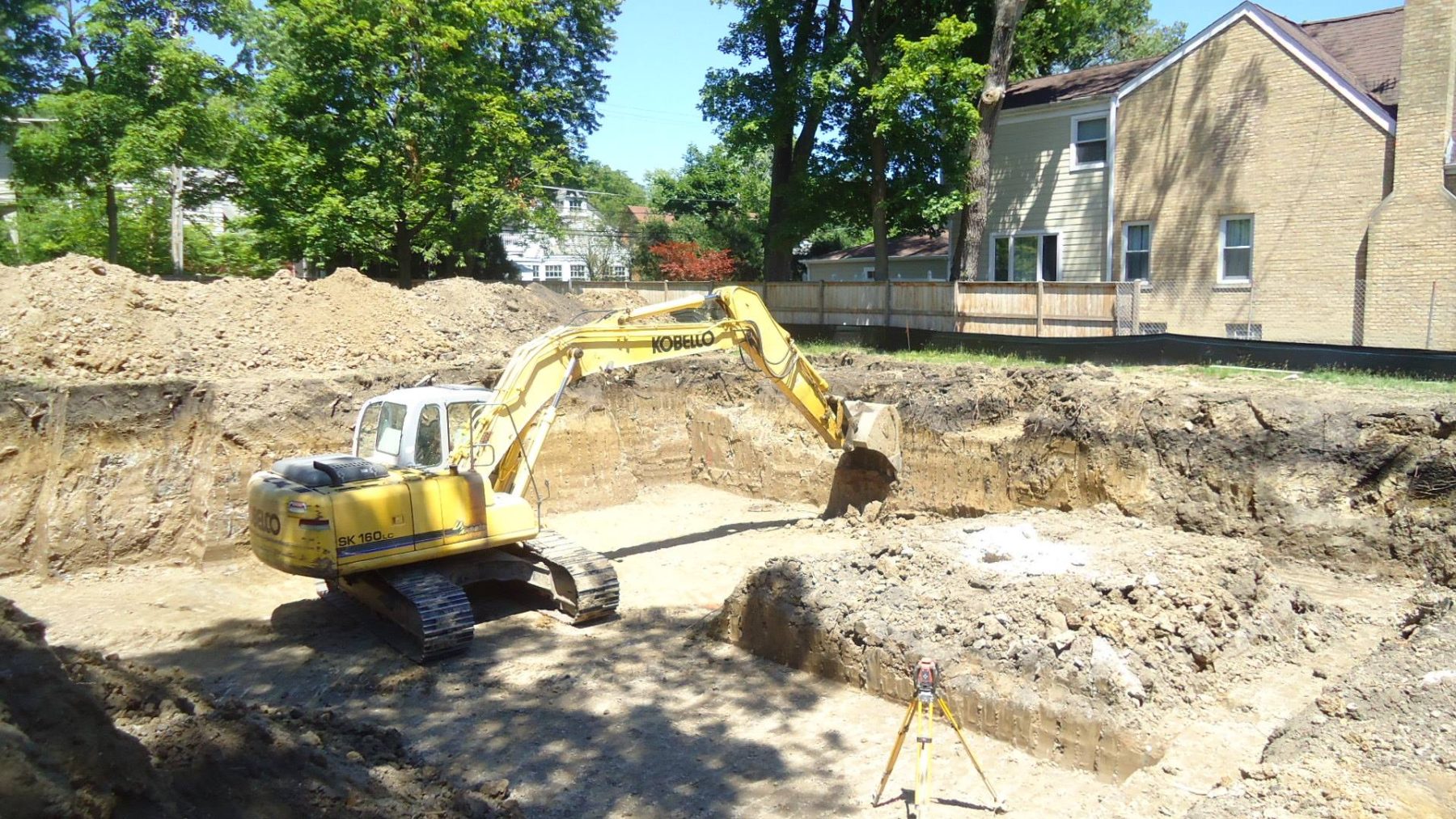 Ecavation is done, the footings have been poured and we are getting ready to frame the walls on our Glenview project