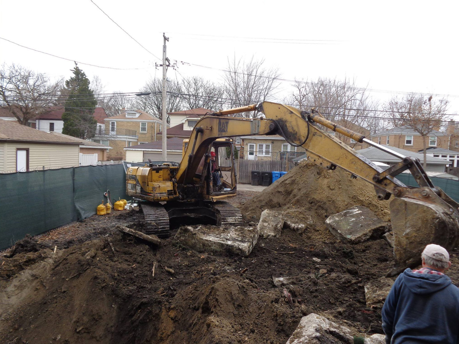 We have Started Excavation at the Chicago Addition Construction Project